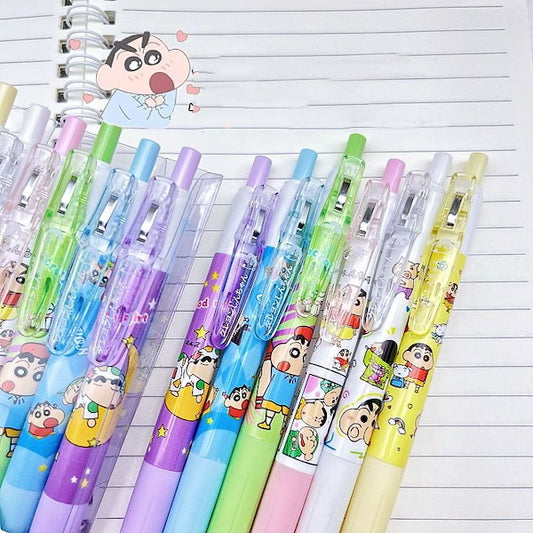 Shinchan Set of 6 Pen With Paper Clip