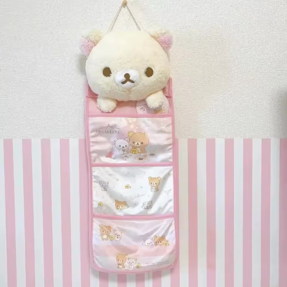 Rilakkuma Plush Doll Storage Hanging