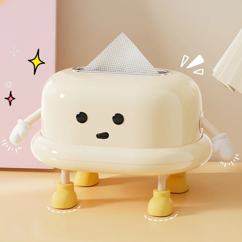 Happy Stand Tissue Box – Yellow Buddy