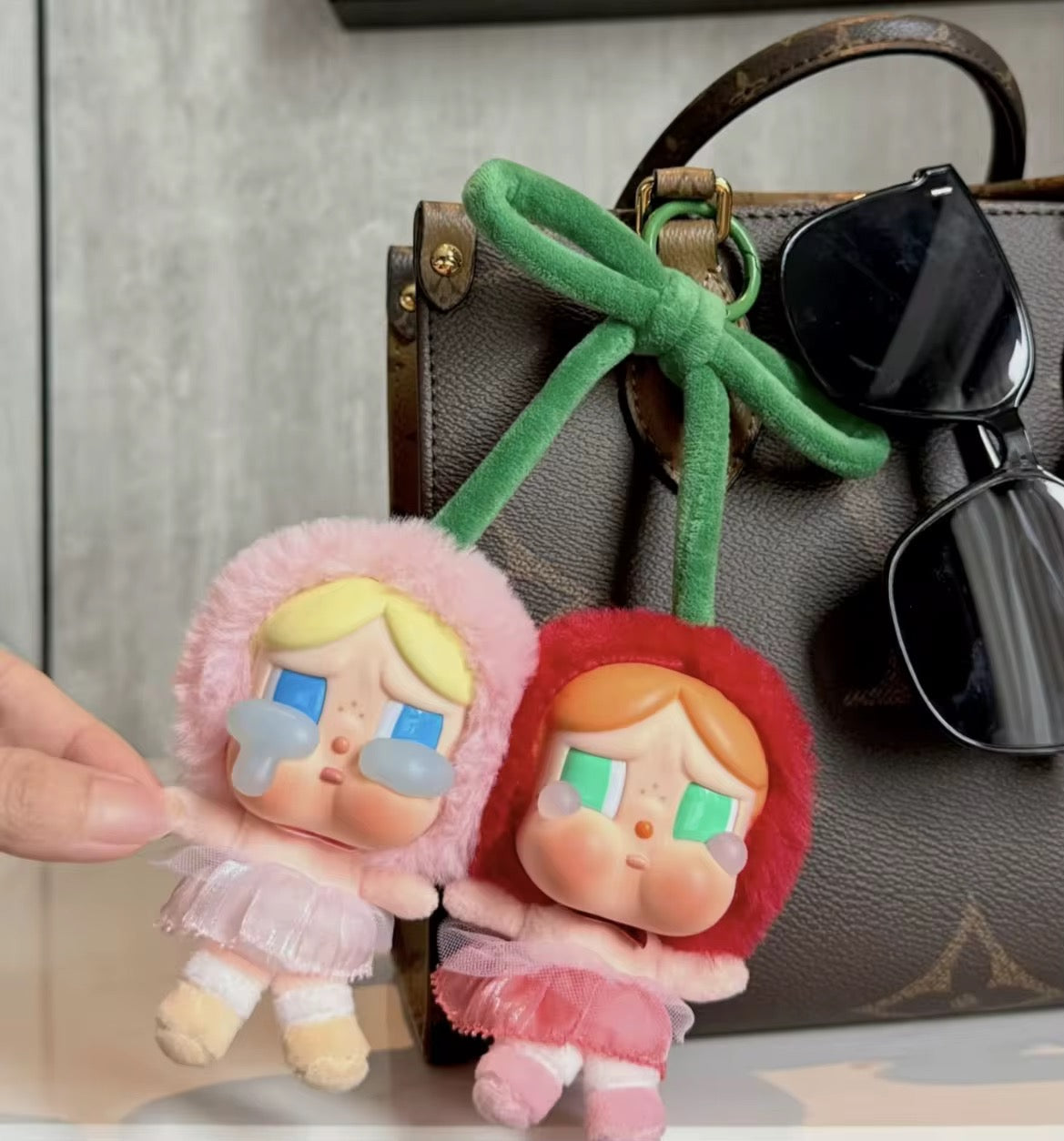 Cherry Crybaby Duo Plush Keychains (Dupe)