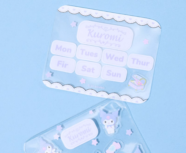 Sanrio Official Kuromi / Cinnamoroll Mini Storage Box With Stickers