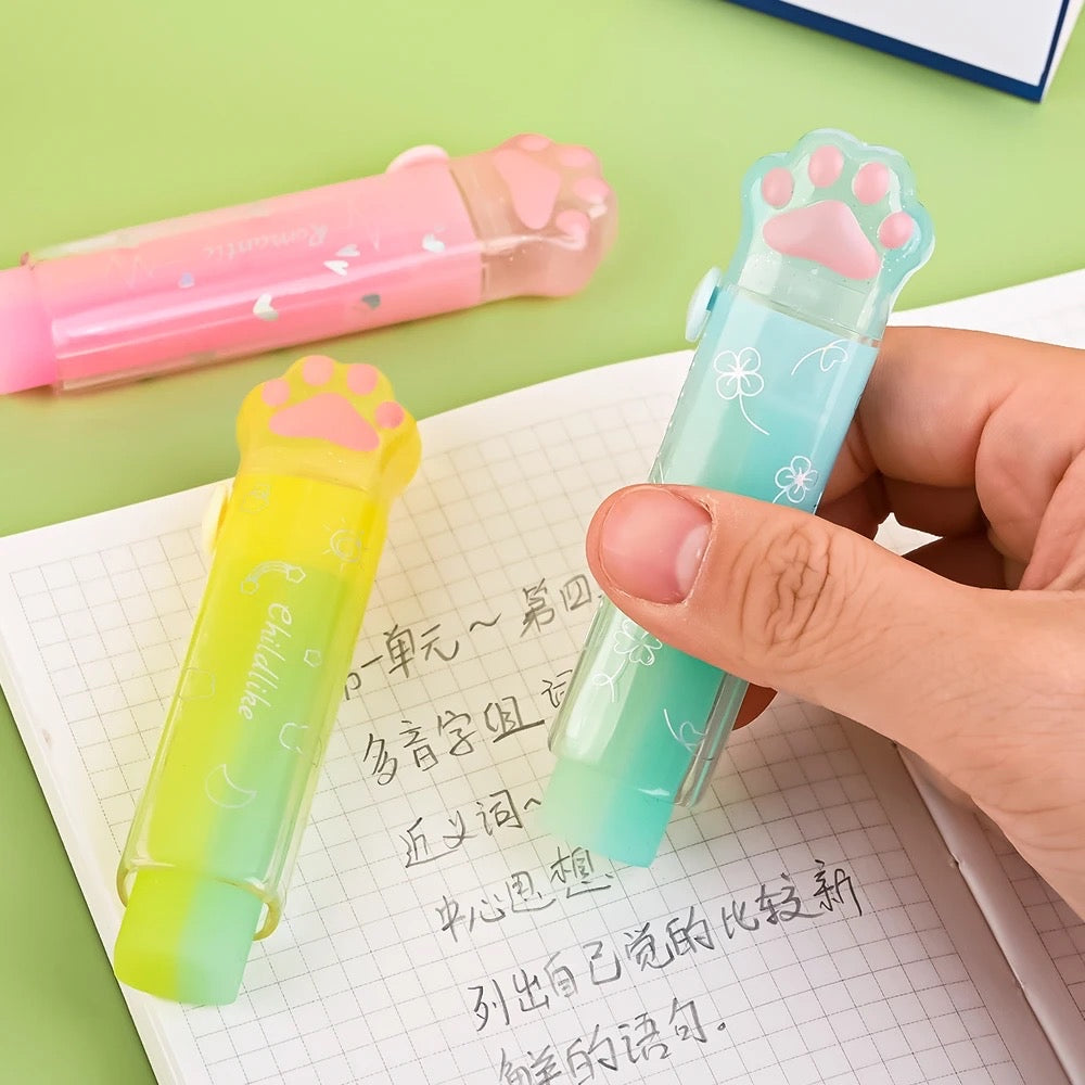 Kawaii Paw Push-up Eraser