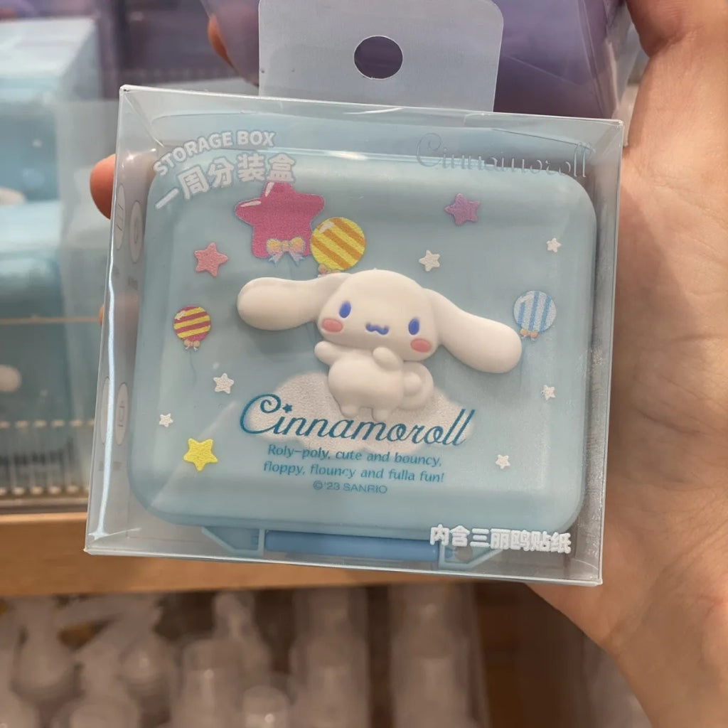 Sanrio Official Kuromi / Cinnamoroll Mini Storage Box With Stickers