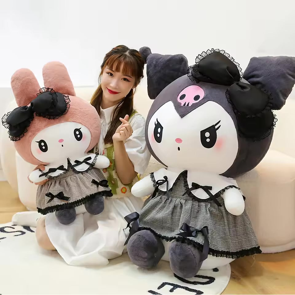 Gothic Lolita My Melody & Kuromi Jumbo Plush
