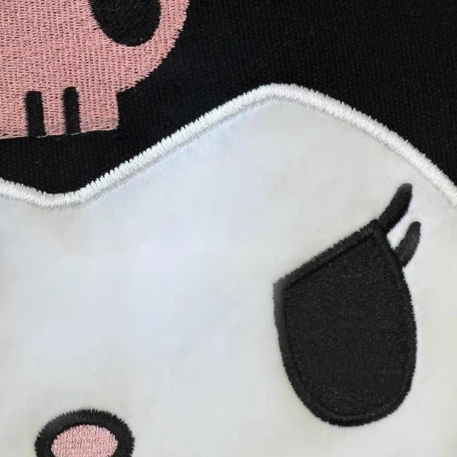 Sanrio Official Kuromi Tote bag with Kuromi Face Charm