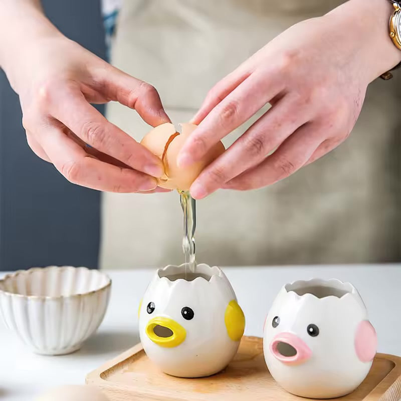 Kawaii Duck Egg Separator – Pink Beak Edition