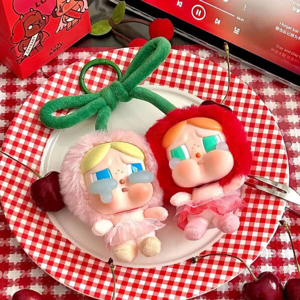 Cherry Crybaby Duo Plush Keychains (Dupe)