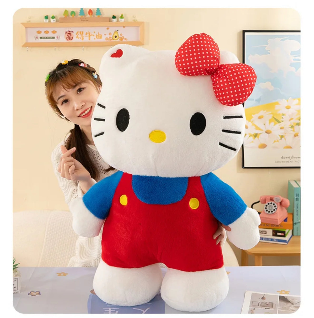Jumbo Hello Kitty Plush – 85cm Collector’s Edition