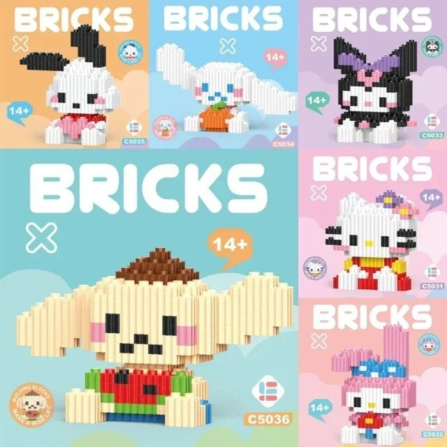 Sanrio 3D Bricks