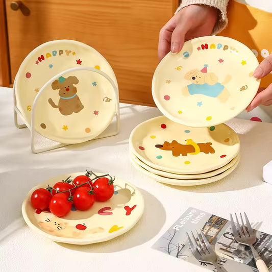 Lucky Buddies Ceramic Dish (No of Plate : 1)