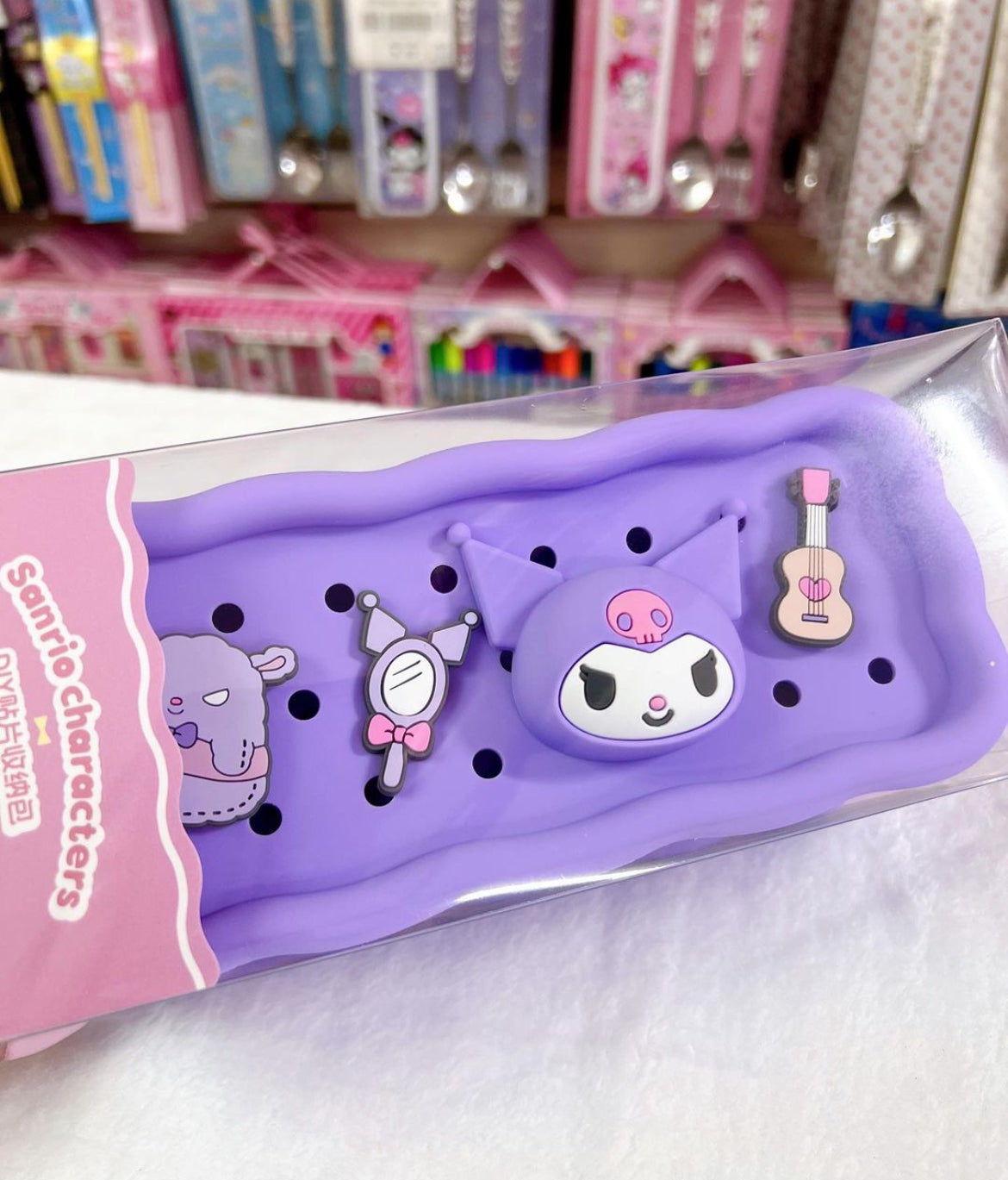 Sanrio Official Croc-inspried DIY jumbo Pencil Case