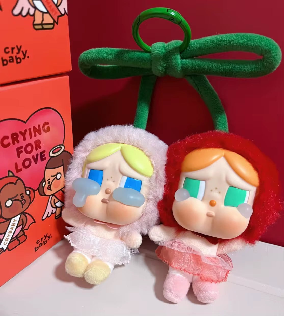 Cherry Crybaby Duo Plush Keychains (Dupe)