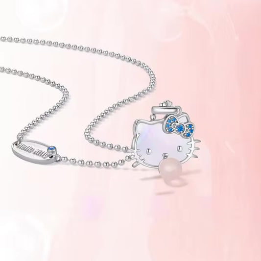Hellokitty Bubblegum Pendant (With White Stone in Bow)
