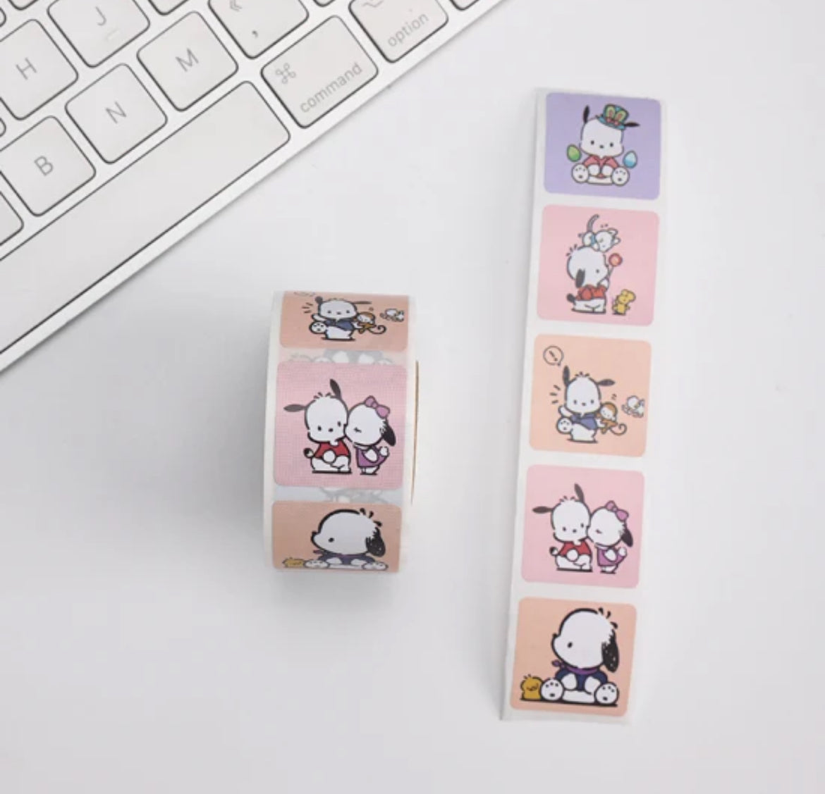 Sanrio 500 Stickers Tape Roll