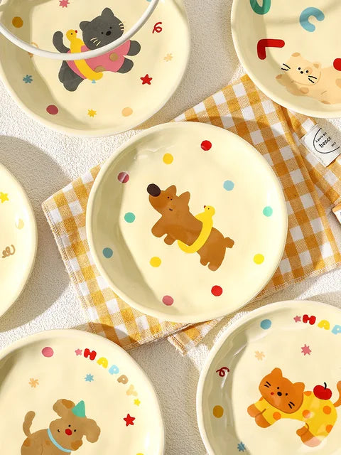 Lucky Buddies Ceramic Dish (No of Plate : 1)