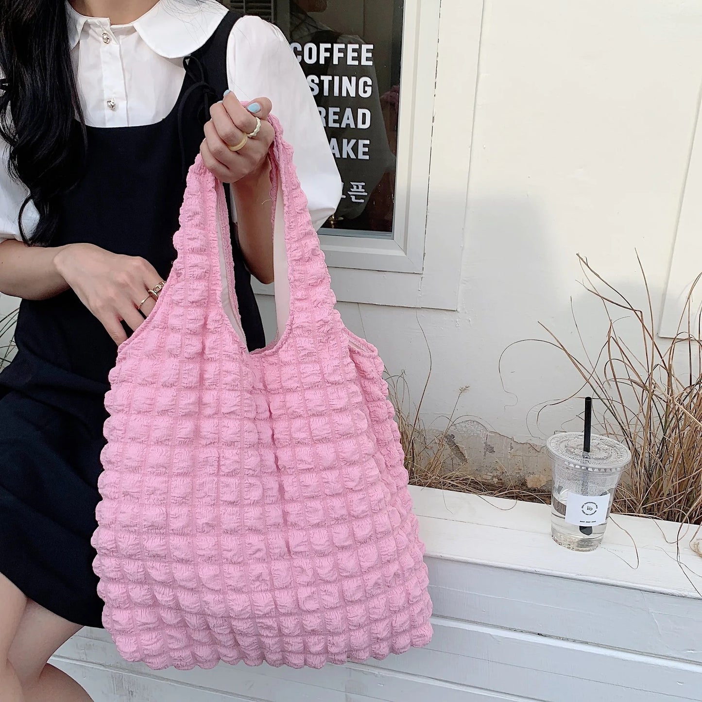 Korean Ruffle Shoulder Bag