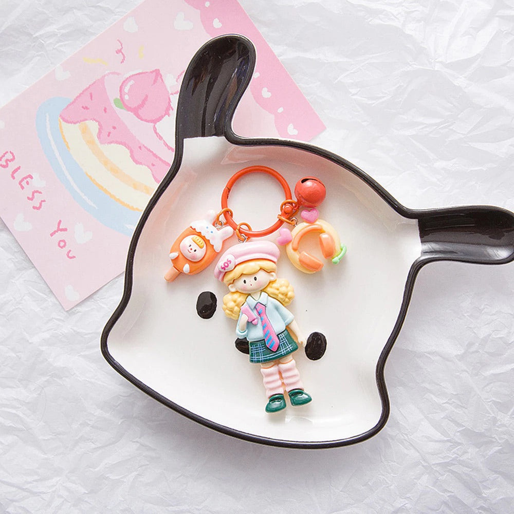 Kawaii Pastel Doll Keychain