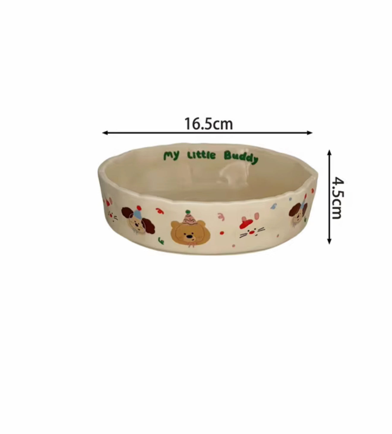 Happy Buddy Bowl – Cartoon Animal Edition (No of Product:1)