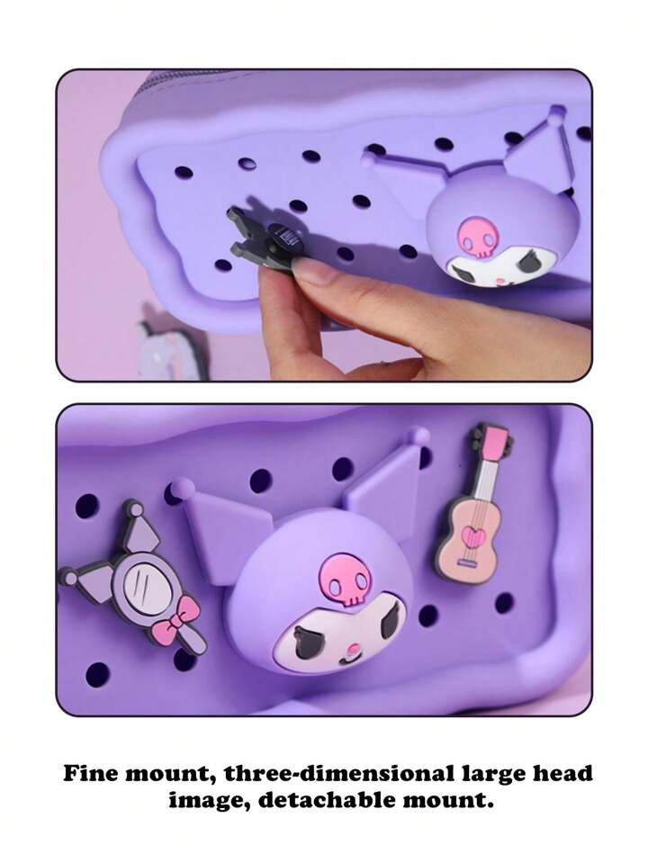 Sanrio Official Croc-inspried DIY jumbo Pencil Case