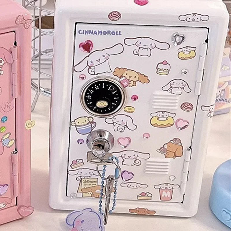 Sanrio Metal Money Bank/Locker With Key