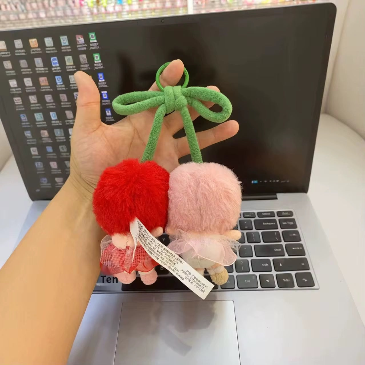 Cherry Crybaby Duo Plush Keychains (Dupe)