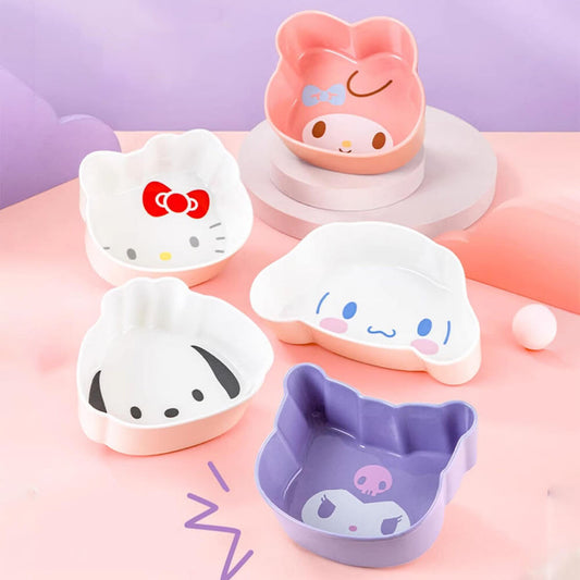 Sanrio Official Character Die-cut Face Snack Bowls