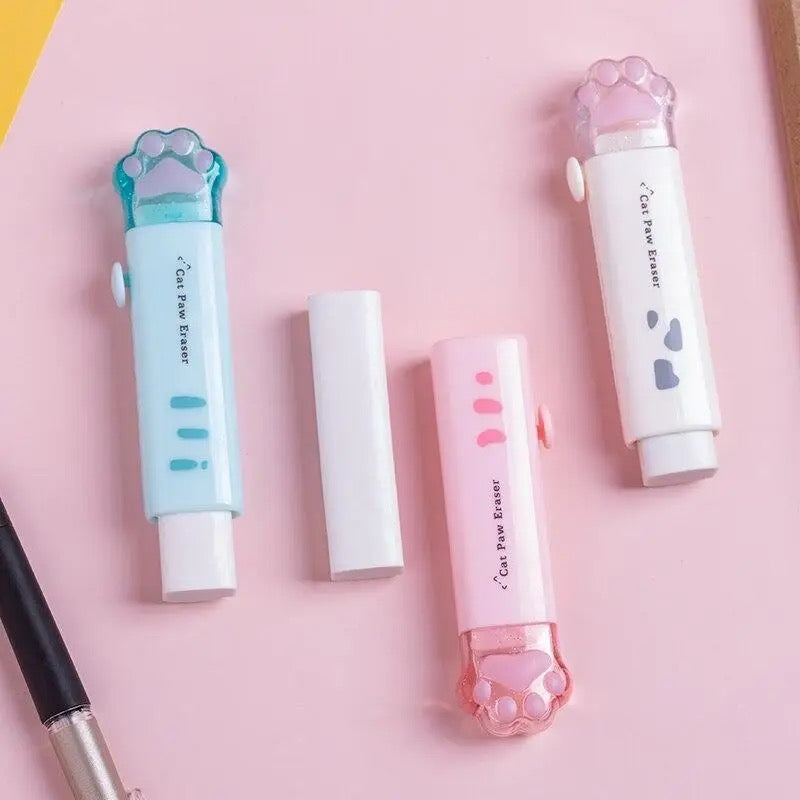 Kawaii Paw Push-Eraser