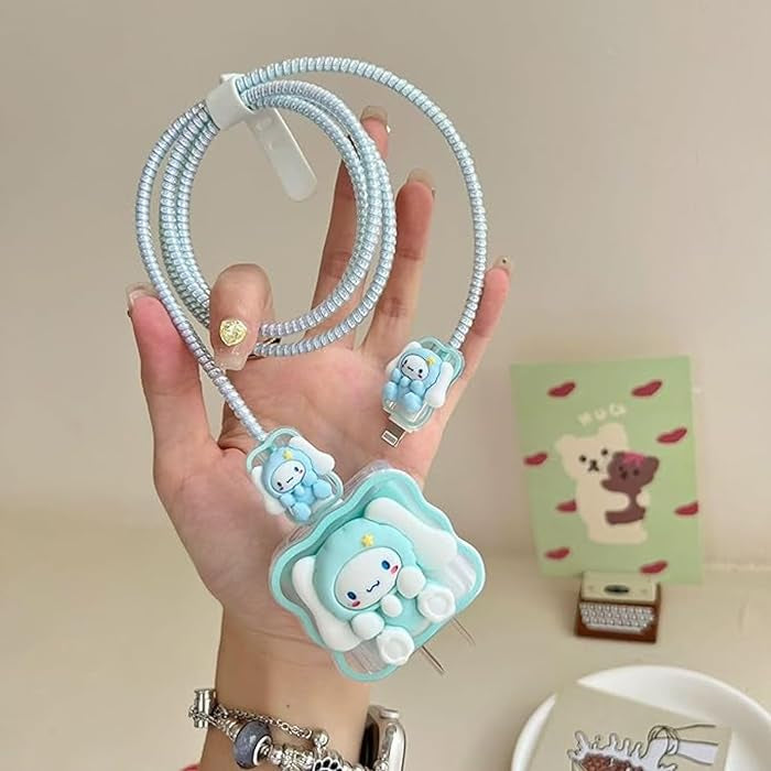 Sanrio IPhone 18w-20w Charger 3D Case With Cable Protector