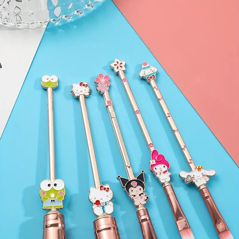 Sanrio Premium Makeup Brushes Set of 5