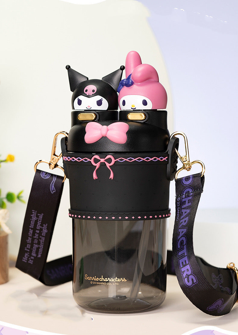 Sanrio Official Kuromi Mymelody Lolita Bottle (700ml)