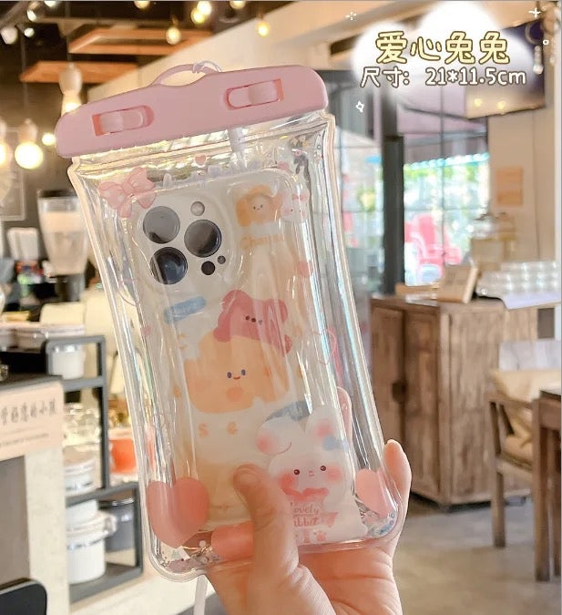 Kawaii mobile water proof pouch