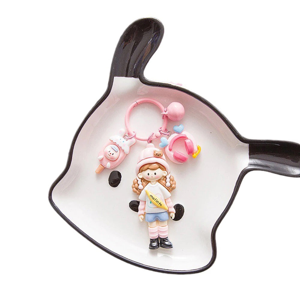 Kawaii Pastel Doll Keychain