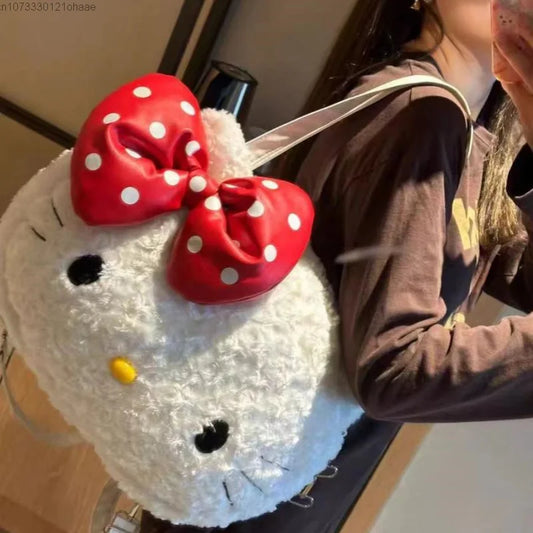 Hello Kitty Plush Furry Shoulder Bag