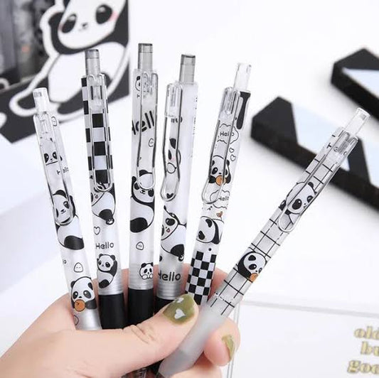 Kawaii Panda Set of 6 Pens