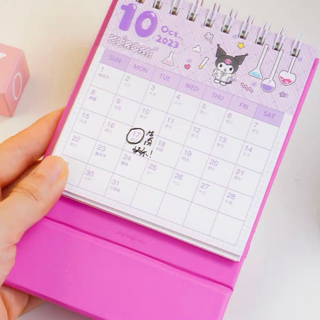 Sanrio Mix Characters Desk Calendar 2024
