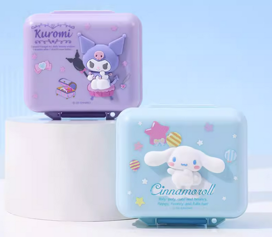 Sanrio Official Kuromi / Cinnamoroll Mini Storage Box With Stickers