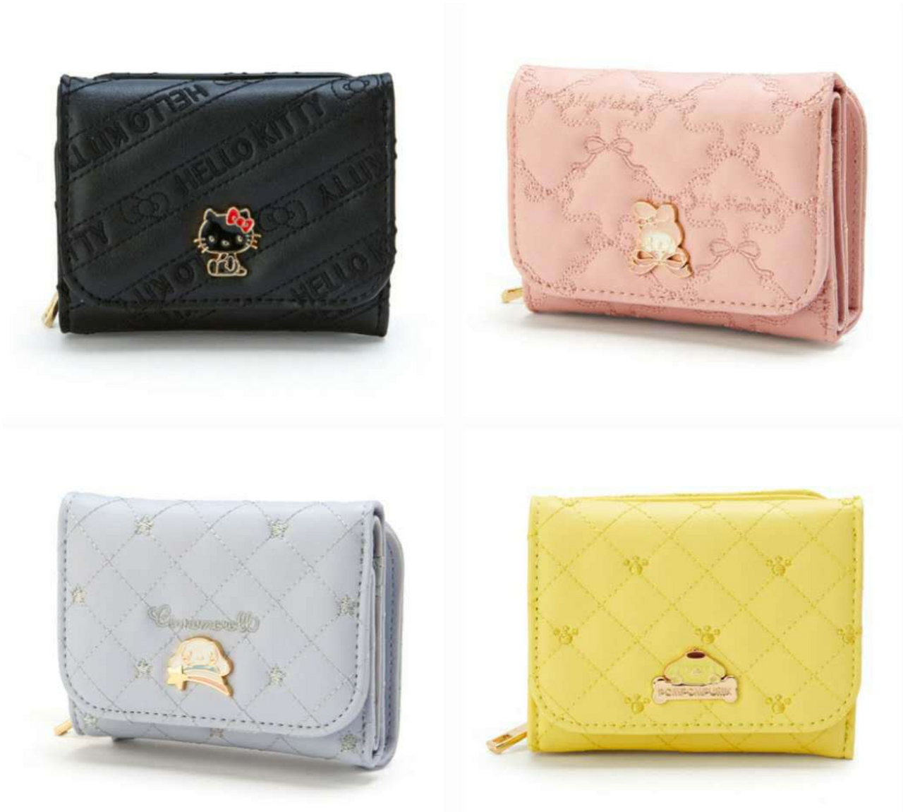 Sanrio Premium Short Embroidered Wallet