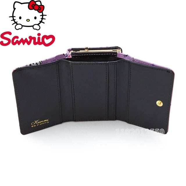 Sanrio Official Kuromi 3Fold Wallet