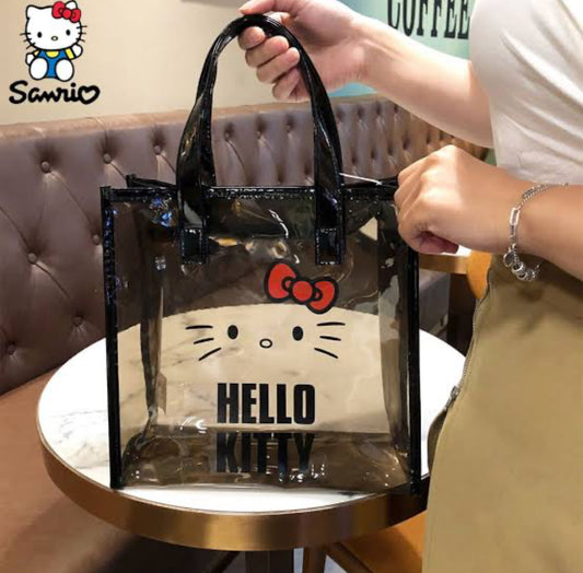 Official HelloKitty Premium Transparent Tote Bag