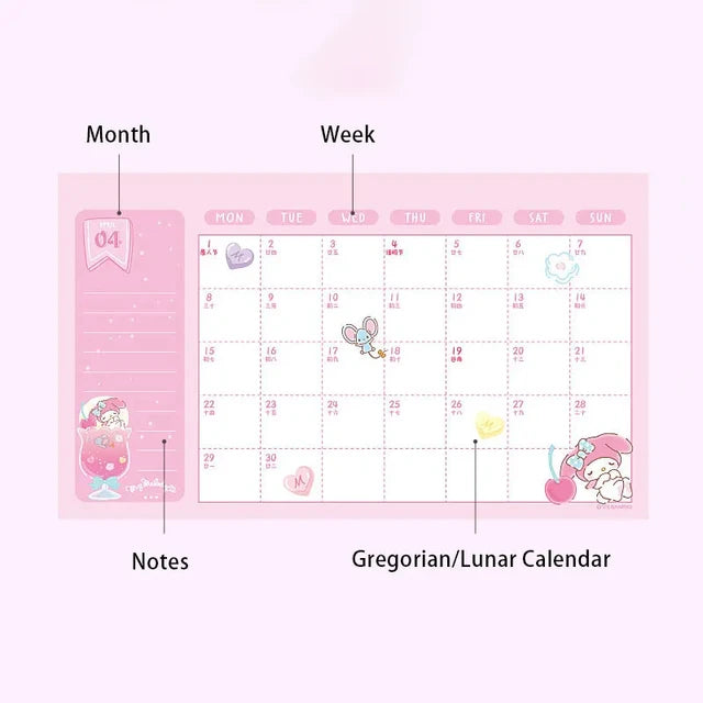 Official Sanrio 2024 Calendar