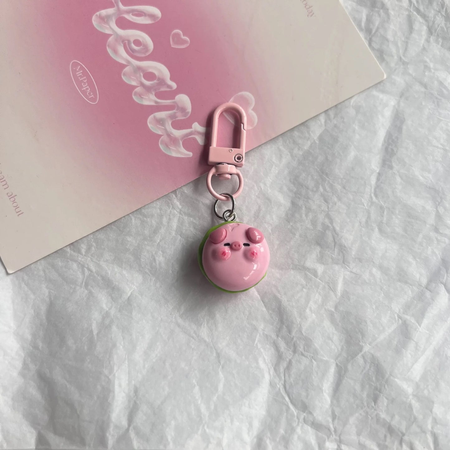 Kawaii Piggy keychain