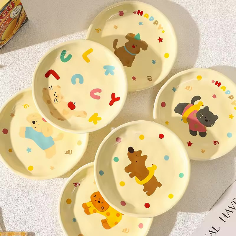 Lucky Buddies Ceramic Dish (No of Plate : 1)