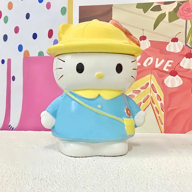 Hello Kitty Ceramic Mug with Lid 500ml