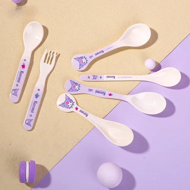 Sanrio Kuromi Melamine Set of 7 Spoons