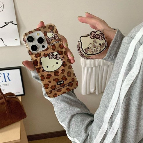 Leopard Ribbon Kitty MagSafe Case (pre-order)