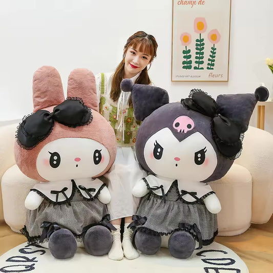 Gothic Lolita My Melody & Kuromi Jumbo Plush