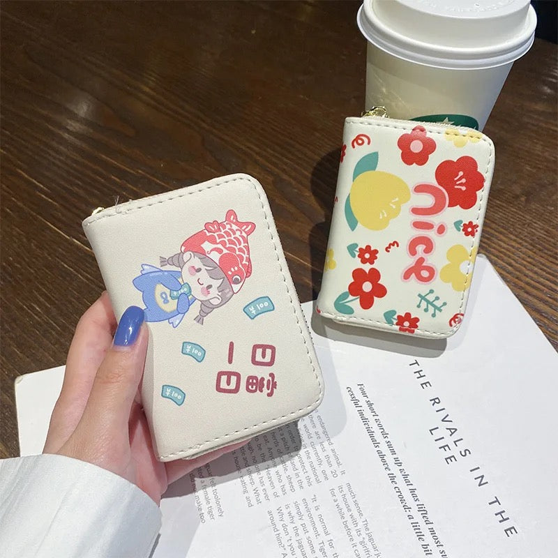 Cute Floral Premium Card Holder