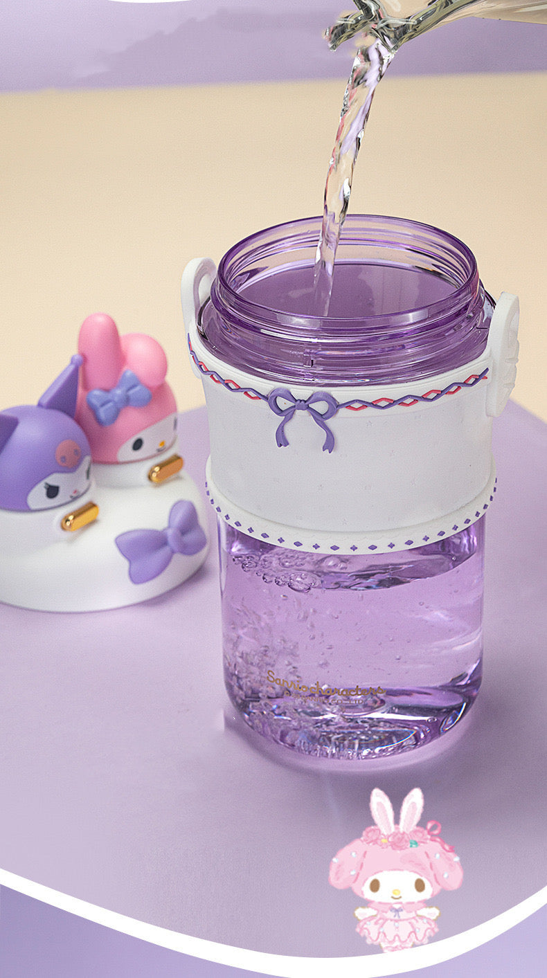 Sanrio Official Kuromi Mymelody Lolita Bottle (700ml)