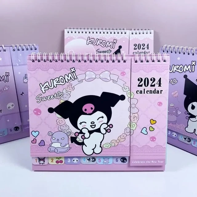 Kuromi 2024 Calendar with Memo Notes