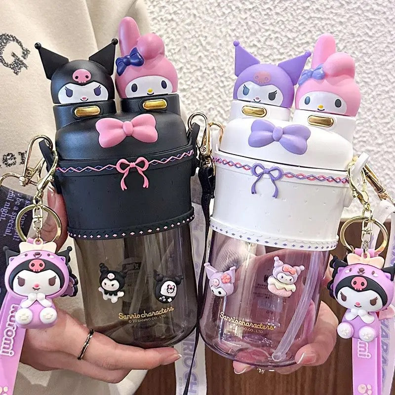 Sanrio Official Kuromi Mymelody Lolita Bottle (700ml)